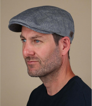 gorra lino gris Baxter Linen  grey